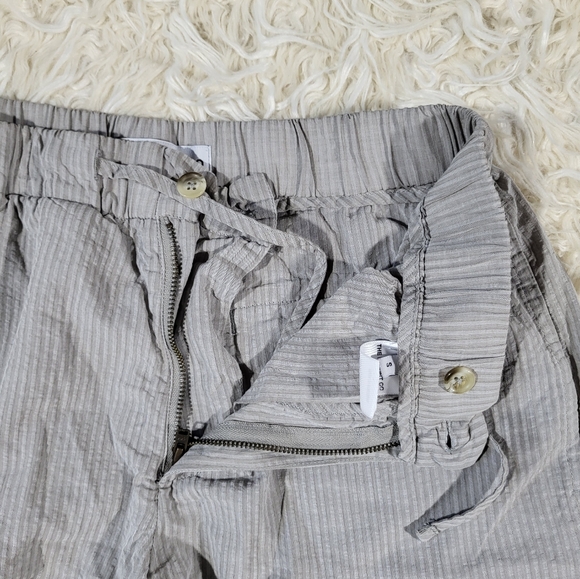 THE RESORT CO Seersucker Trousers Sage – Gray Striped Pants Mens Small - Picture 9 of 16
